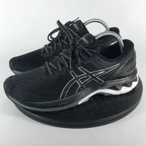 Asics Gel-Kayano 27 Black/White Athletic Running Shoes 1012A649 Women’s Size 9